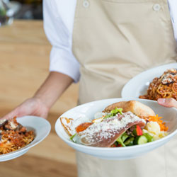 イタリアレストランでアルバイト